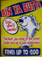 BIN YOUR BUTS - Fish Don't Smoke