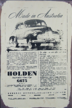 Holden Made in Australia