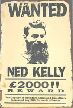 NED KELLY- Bearded