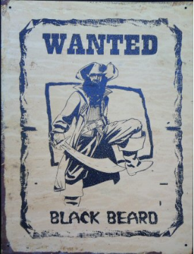BLACK BEARD  Wanted