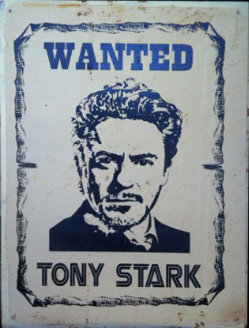 TONY STARK Wanted